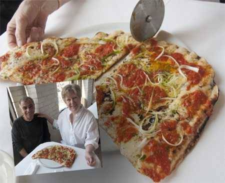 Al Forno Grilled margarita pizza Al Forno Grilled margarita pizza
