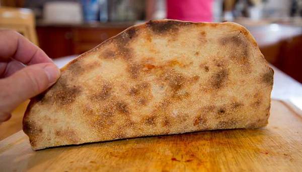 bottom char on pizza bottom char on pizza