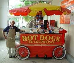 Chef Arthur's hot dog stand Chef Arthur's hot dog stand