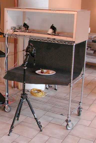 Portable Food Photography Studio Portable Food Photography Studio