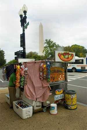 Hot Dog Stand in DC Hot Dog Stand in DC