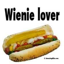 hot dog Wienie lover logo