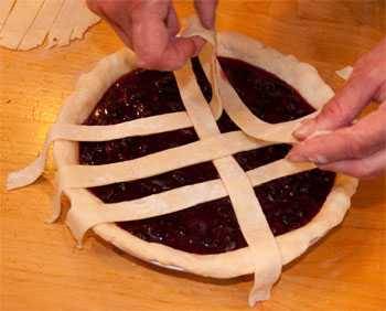 weaving a lattice top weaving a lattice top