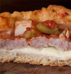 malnati's chicago style deep dish pan pizza cross section malnati's chicago style deep dish pan pizza cross section