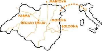 map of balsamic region map of balsamic region in Italy