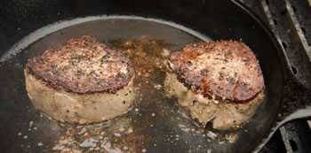 pan searing pan searing