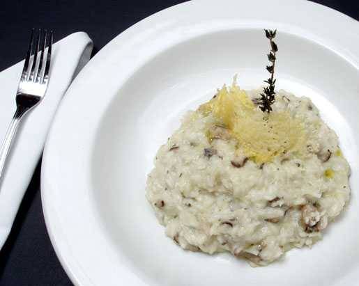 a dish of creamy risotto a dish of creamy risotto