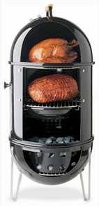 Weber Smokey Mountain smoker setup for indirect cooking Weber Smokey Mountain smoker setup for indirect cooking