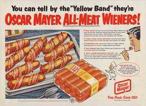 Oscar Mayer Bacon wrapped hot dogs